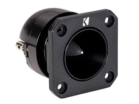 Kicker ST3TW 1 Zoll Hochtöner der ST-Serie mit schwarzer Montageplatte und Phase Plug