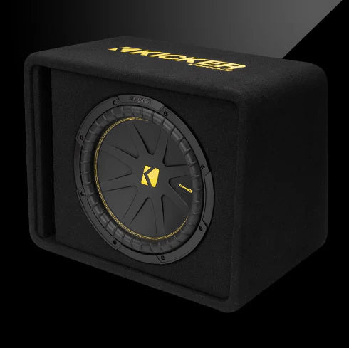 Kicker 12" 4 Ohm CompC Subwoofer Enclosure