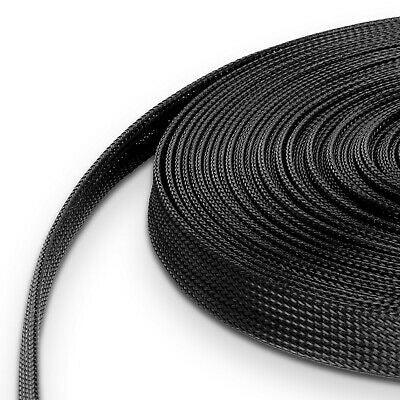 20mm² Gewebeschlauch Schwarz - Basshead Store