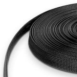20mm² Gewebeschlauch Schwarz - Basshead Store
