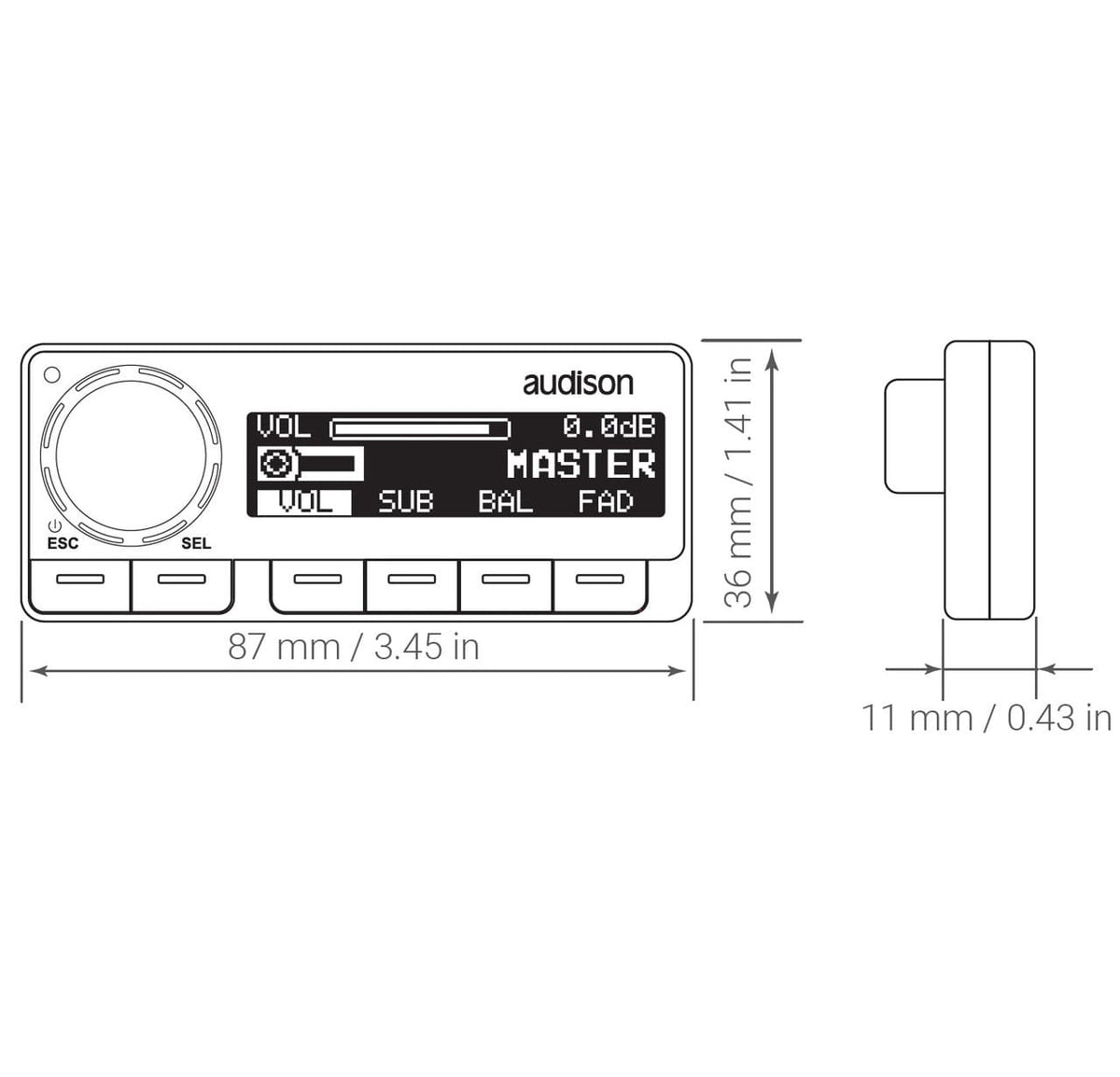 Audison RDC MP CAN