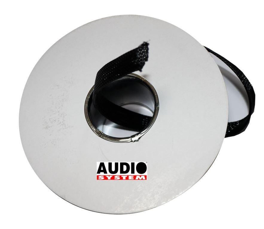 20mm² Gewebeschlauch Schwarz - Basshead Store