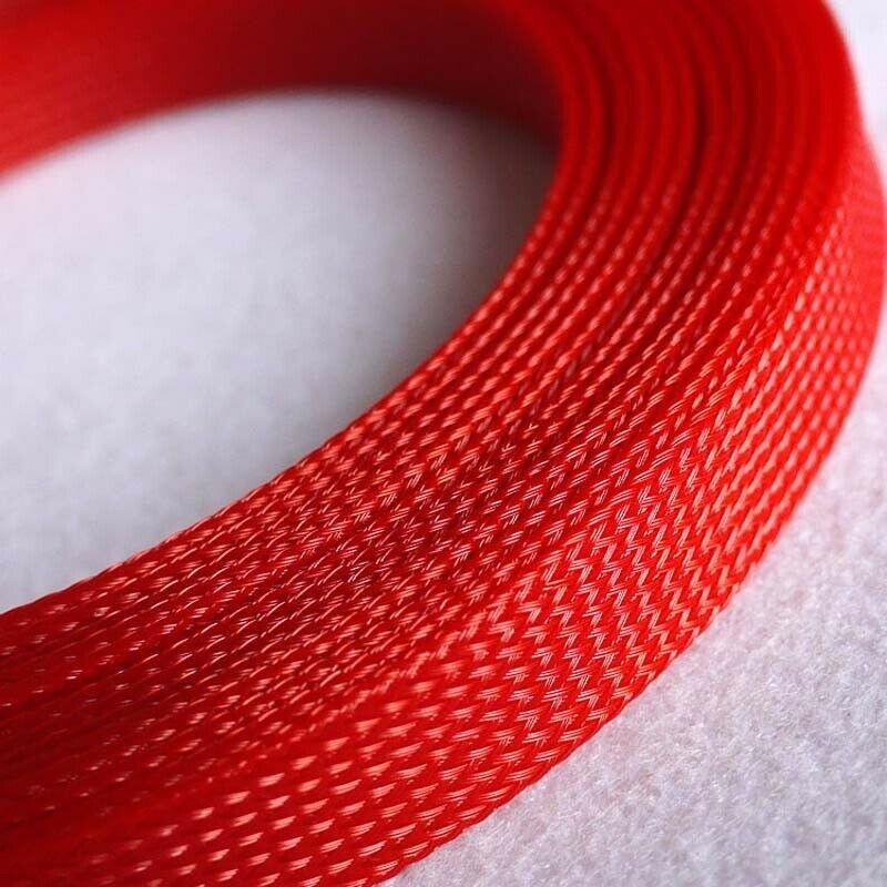 50mm² Gewebeschlauch Rot - Basshead Store